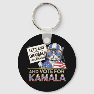 Porte-clés Mettons fin à la Dramala et votons pour Kamala