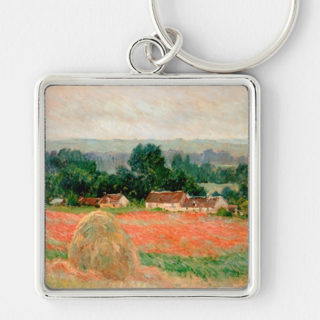 Porte-clés Meule de foin chez Giverny, Claude Monet (Devant)