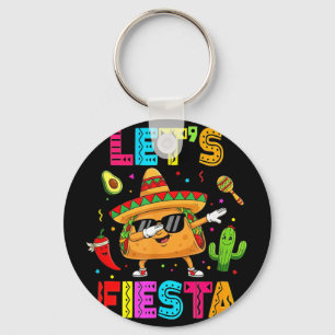 Porte-clés Mexicain laisse fiesta drôle taco dabbing cinco de