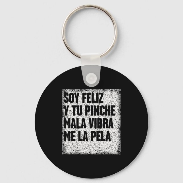 Porte-clés Mexican Funny Camisas Con Mensajes Motivacionales  (Recto)