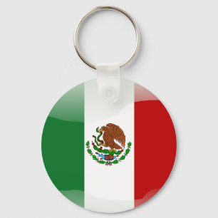 Porte-clés Mexico glossy flag
