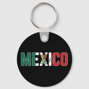 Porte-clés Mexique Fan de football mexicain Hommes Femmes Gar