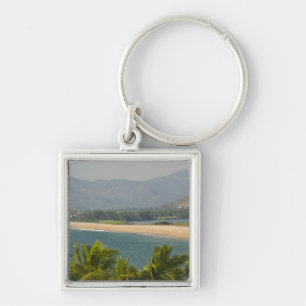 Porte-clés Mexique, Jalisco, Barra de Navidad. Plage de la vi
