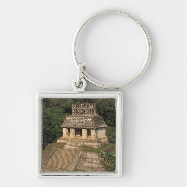 Porte-clés Mexique, province de Chiapas,  Palenque, Temple de (Devant)