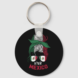 Porte-clés Mexique Vintage Mexicaine Flag Pride Casquette Jer
