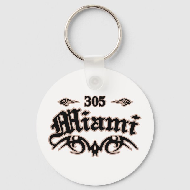 Porte-clés Miami 305 (Recto)