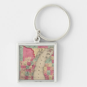 Porte-clés Michigan et Wisconsin