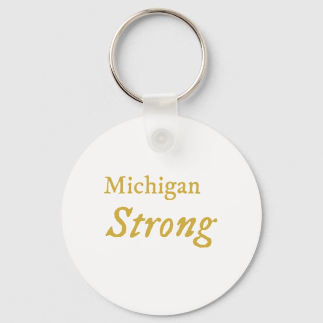 Porte-clés Michigan Strong (Recto)