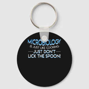 Porte-clés Microbiologie Comme Cuisine Ne Lick Spoon