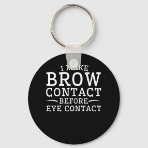 Porte-clés Microblading Eyebrow Faire Brow Contact