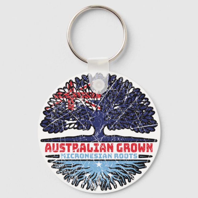 Porte-clés Micronésie Océan australien (Recto)