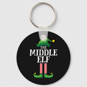Porte-clés Middle Elf Chemise Matching Famille Amusante Group