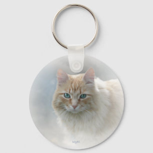 Porte-clés Miel lumineux d'ange de © de porte - clé de chat