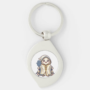 Porte-clés Mignon Barnous Marocain Kawaii et Main de Khamsa