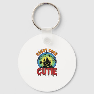 Porte-clés Mignon bonbon de maïs Château Halloween vintage De