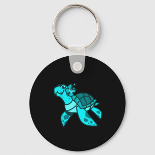 Porte-clés Mignon doux dessin animé tortue de mer océan anima