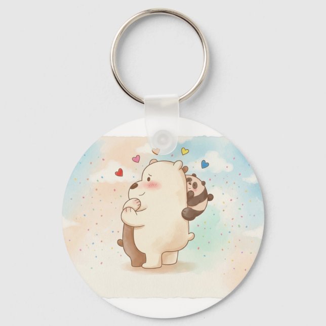 Porte-clés mignon et rond (Recto)
