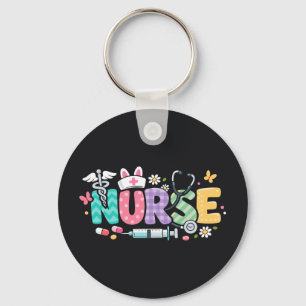 Porte-clés Mignon infirmière de Pâques humour médical