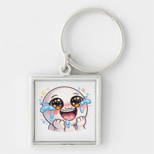 Porte-clés Mignon Kawaii Qui Pleure De Rire Avec Des Larmes D