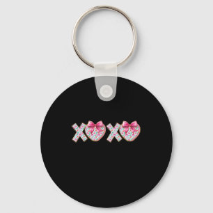 Porte-clés Mignon Xoxo Rose Féminin Saint-Valentin Coquette A