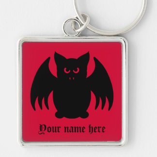Porte-clés Mignonne chauve-souris gothique noire vampire