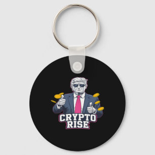 Porte-clés Mignonne Le. Montée Du Bitcoin Trump À La Lune Bul