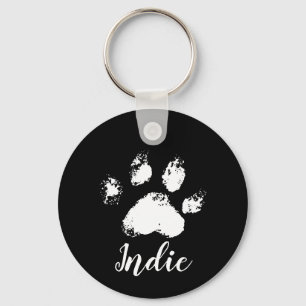 Porte-clés Mignonne personnalisation Chien Paw Sympathy Pet M