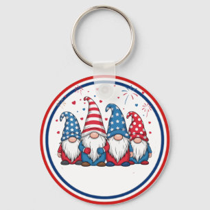 Porte-clés Mignons nains de dessin animé USA américains-68123