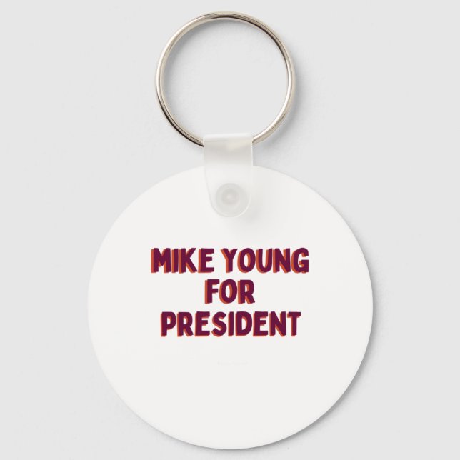Porte-clés Mike Young Pour Président  (Recto)