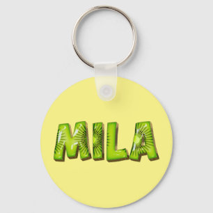 Porte-clés Mila Name Kiwi Design