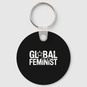 Porte-clés Militant pour l'égalité féministe mondiale et l'au