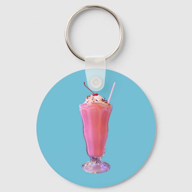 Porte-clés Milkshake de Strawberry (Recto)