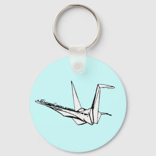 Porte-clés mille grues de papier