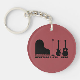 Porte-clés Million d'instruments de quartet du dollar - noir