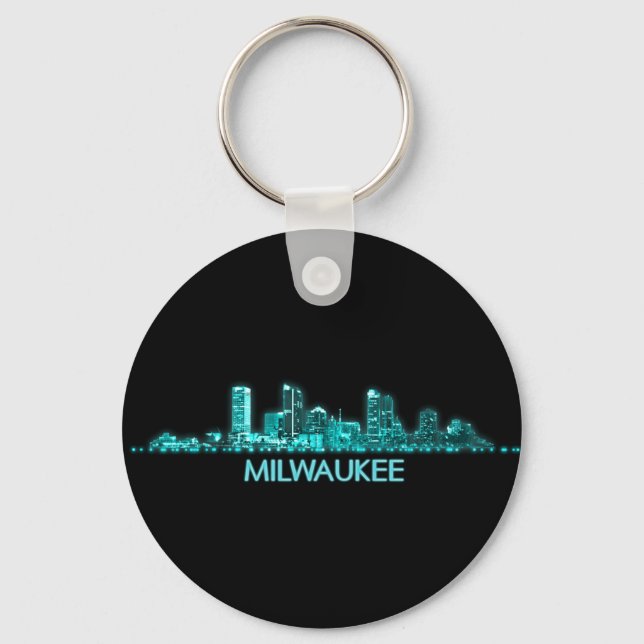 Porte-clés Milwaukee Skyline (Recto)