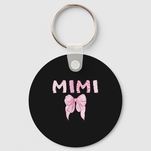 Porte-clés Mimi Birthday Girl Matching Coquette Nk Bow  (Recto)