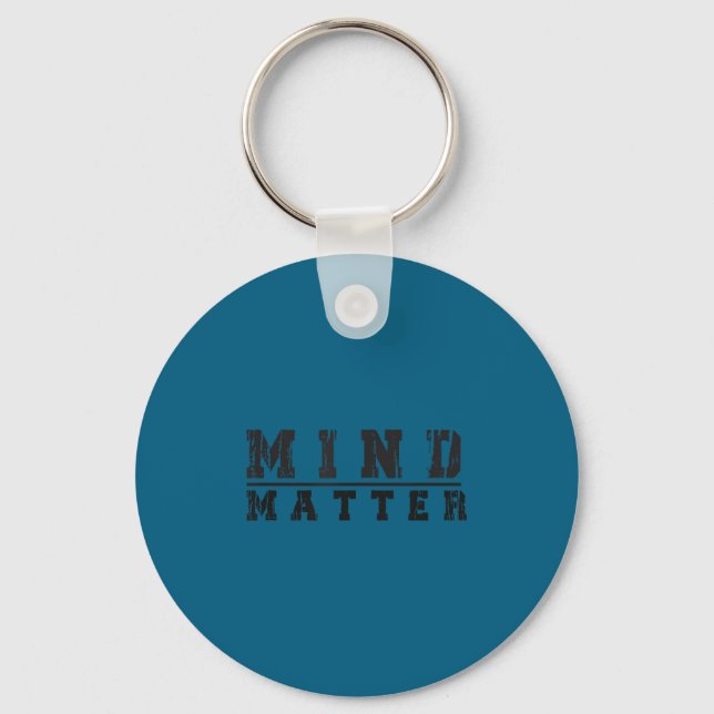 Porte-clés Mind Over Motivational Stoic Philosophy Insrationa (Recto)