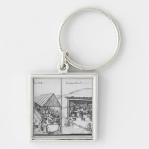 Porte-clés Mine argentée des Croix-aux.-Mines de La, Lorrain