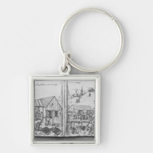 Porte-clés Mine argentée des Croix-aux.-Mines de La, Lorraine