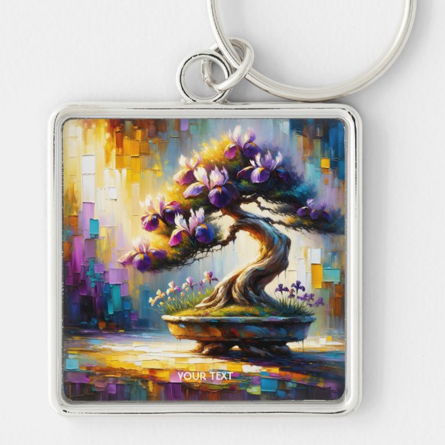 Porte-clés Mini arbre violet mou Imaginaire (Devant)