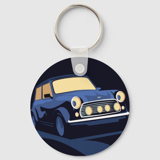 Porte-clés Mini bleu (Recto)