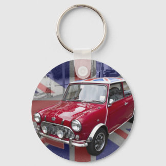 Porte-clés Mini voiture classique britannique