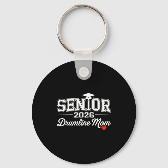 Porte-clés Minimal Senior 2026 Batterie Maman Fière (Recto)