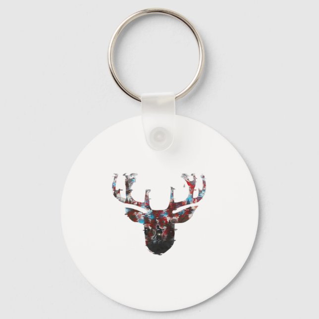 Porte-clés minimal style Oh Deer (Recto)