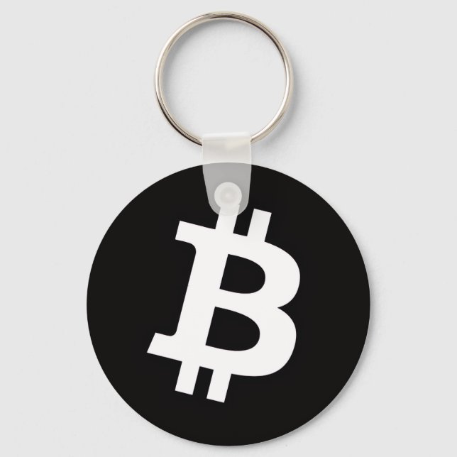 Porte-clés Minimalist Bitcoin Keychain (Recto)