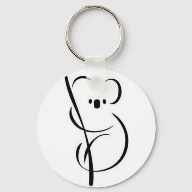Porte-clés Minimalist Koala (Recto)