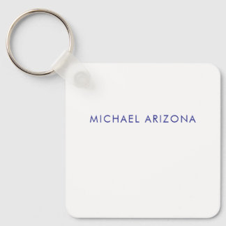 Porte-clés Minimaliste Moderne Simple Brut Propre Nom