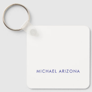 Porte-clés Minimaliste Moderne Simple Nom Propre