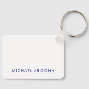 Porte-clés Minimaliste Moderne Simple Nom Propre