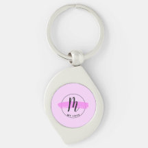Porte-clés minimaliste romantique à coup de pincea